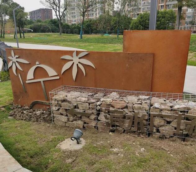 后安镇锈钢板挡土墙