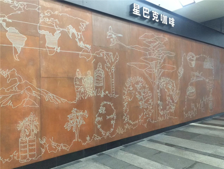 后安镇耐候钢幕墙